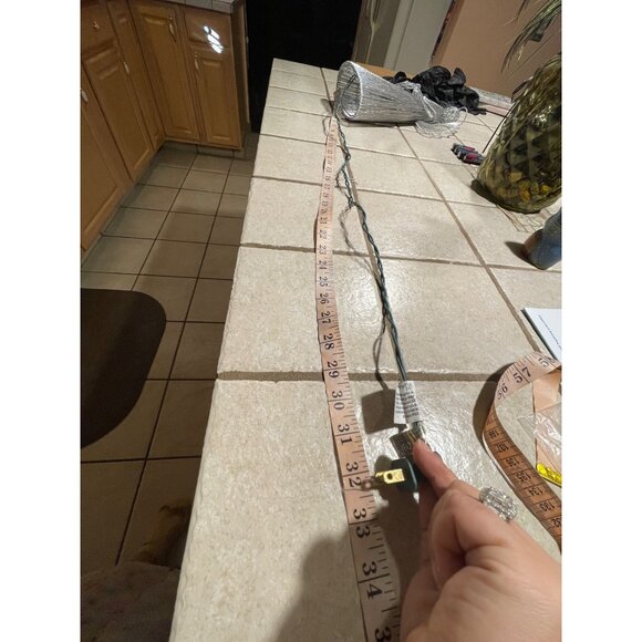 Angel Christmas Tree Topper Light-Up Silver Wire With Star Design&Halo Size 13” - Picture 7 of 12